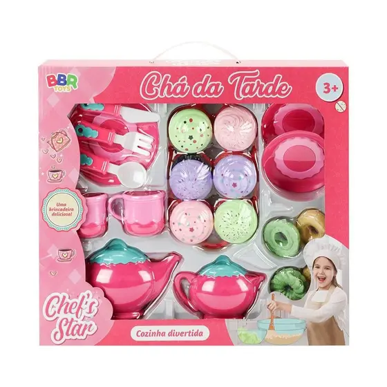 Conjunto Guloseimas Chá da Tarde