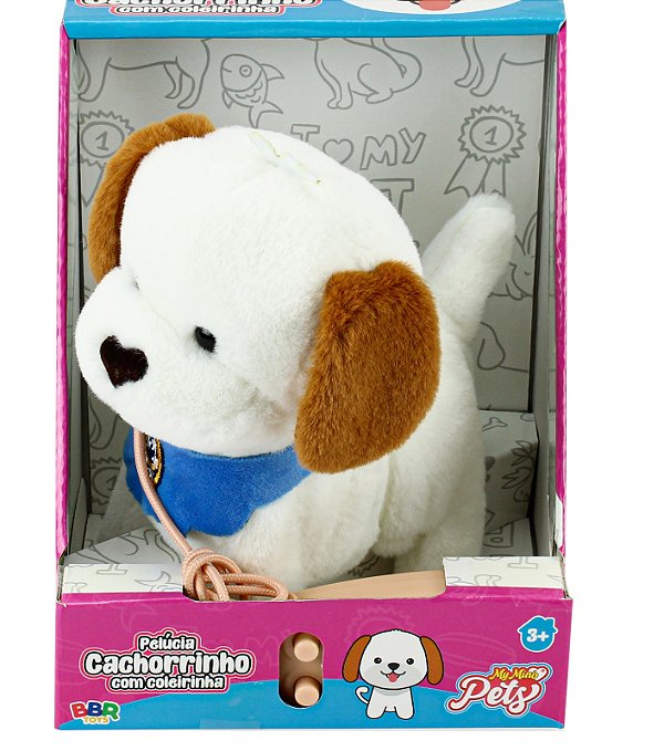 Cachorrinho c/ Coleira e Mecanismo de Som