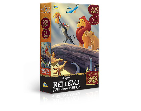 Quebra-Cabeça Rei Leão 200 Peças