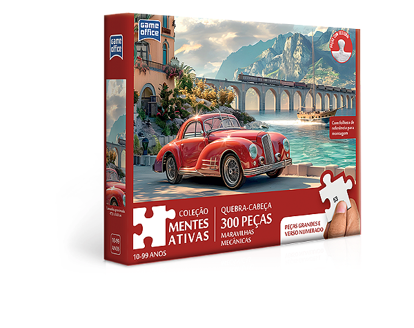 Quebra-Cabeça Mentes Ativas Maravilhas Mecânicas 300 Peças