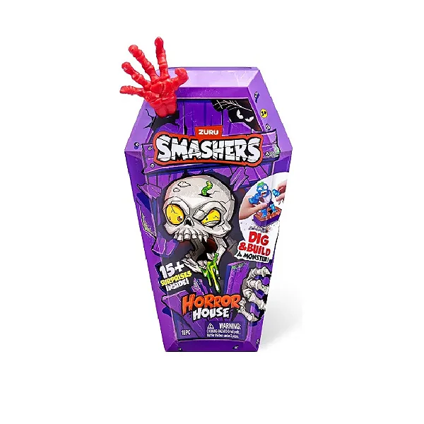 Smashers Horror House Random Caixão Roxo Médio