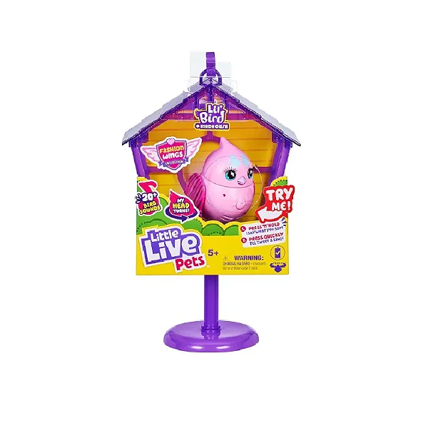 Little Live Pets Pássaro na Casinha