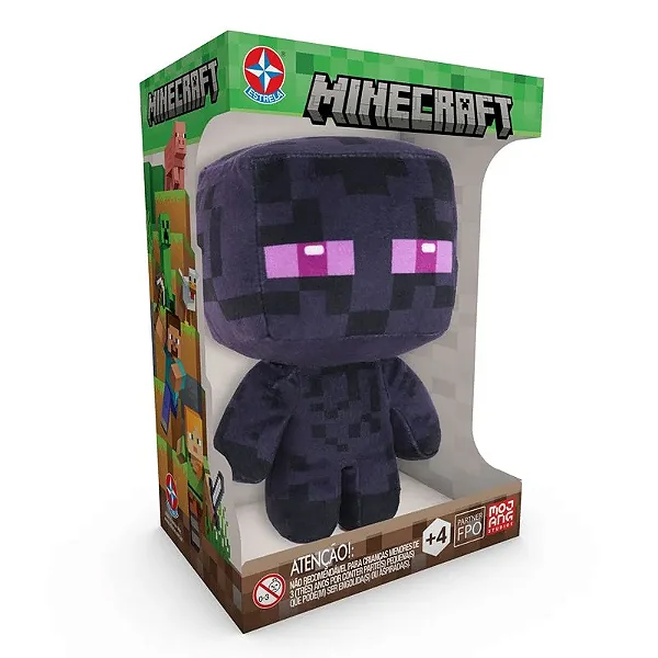 Pelúcia Enderman Minecraft