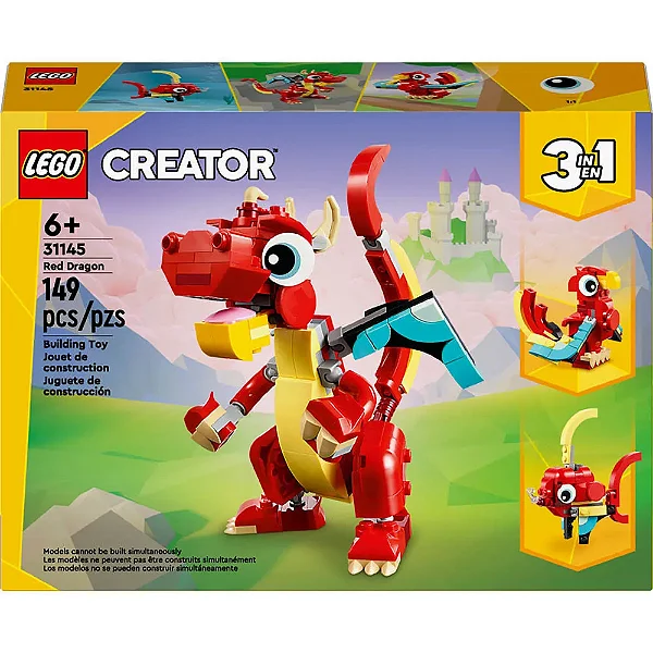 Lego Creator Dragão Vermelho