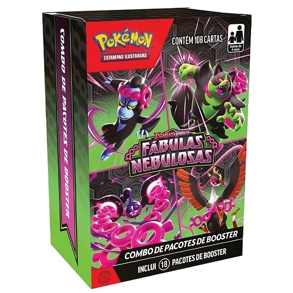 Kard Pokemon EV6.5 Combo de Booster Fábulas Nebulosas
