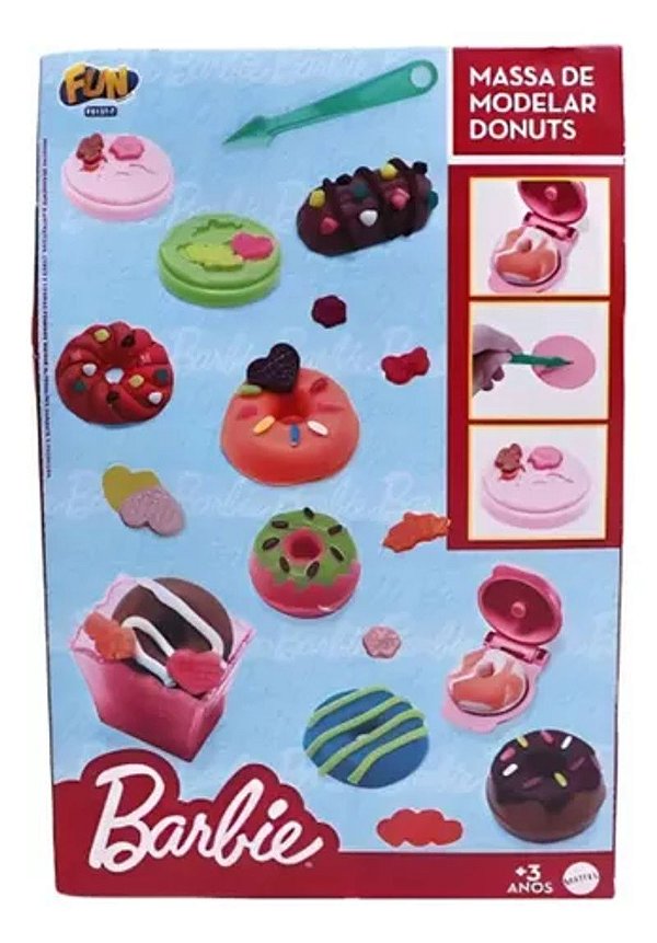 Massinha de modelar Barbie Donuts
