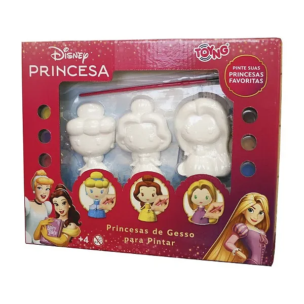 Kit de Gesso para pintura Disney Princesas