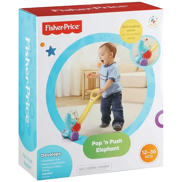 Andador Fisher Price Elefante Bolinhas divertidas