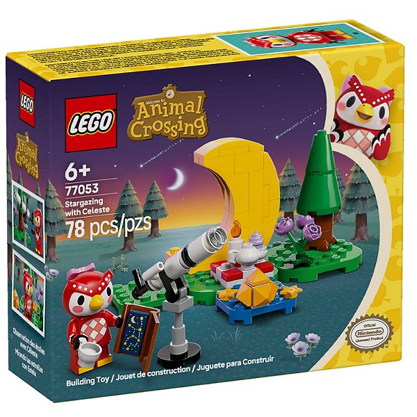Lego Animal Crossing Admirando Estrelas com Celeste