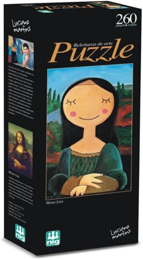 Quebra cabeca 260 - Monalisa - Luciano Mart