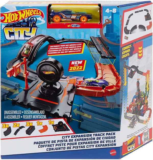 Conjunto de Pistas Hot Wheels City Expansion Track Pack