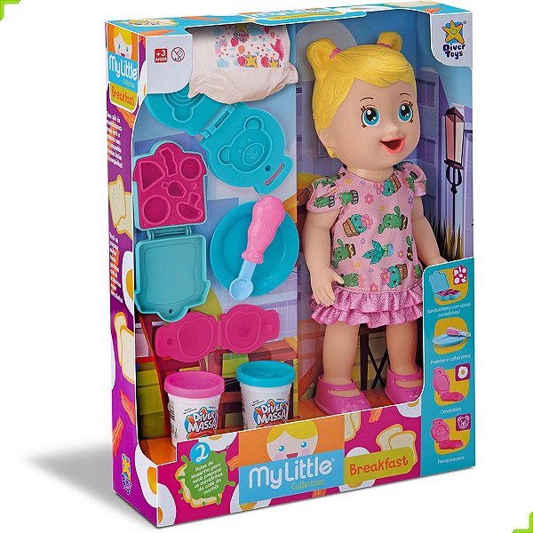 Boneca My Little Collection Café da Manhã Louro
