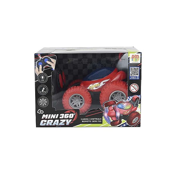 Veiculo De Controle Remoto Mini 360º Crazy
