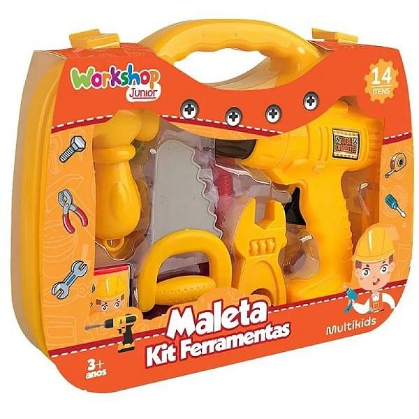 Maleta Kit Ferramentas Workshop Jr
