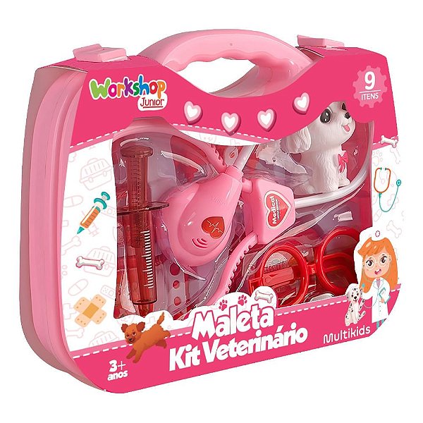 Workshop Jr Maleta Kit Veterinário