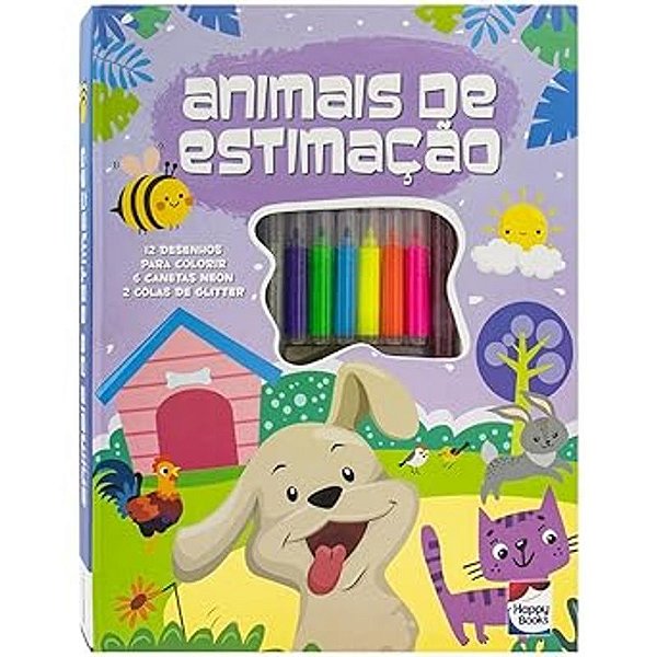 Superlivro de Colorir Animais Estimação