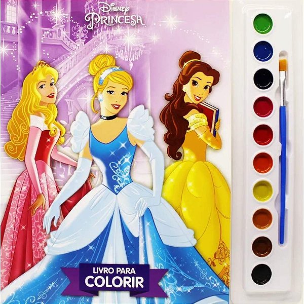 Livro Aquarela Princesas