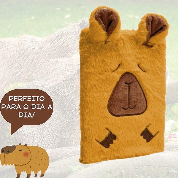 Caderno Escolar Pelúcia Capivara