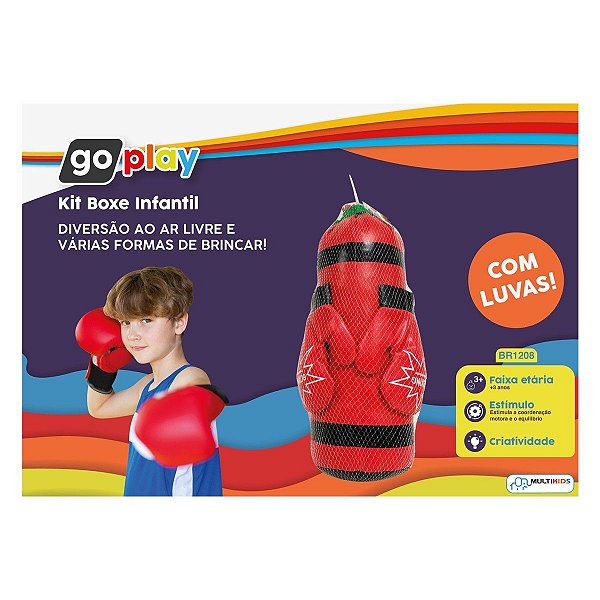 Kit Boxe Infantil Go Play