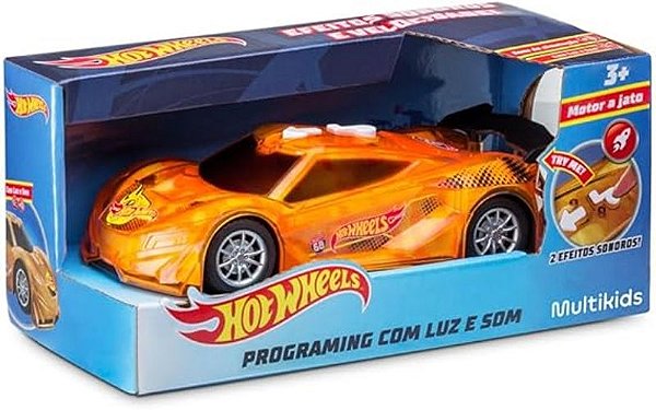 Carro Hot Wheels Programing com Luz e Som