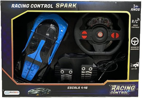 Racing Spark Azul e Preto