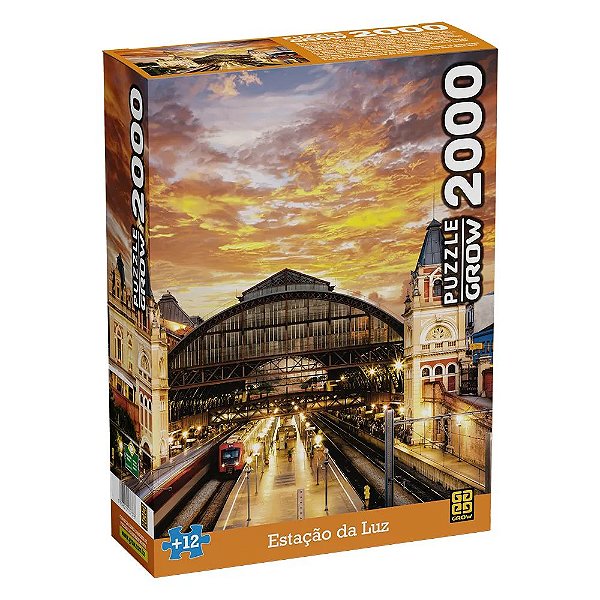 Quebra-Cabeça 2000 Peças Estação da Luz