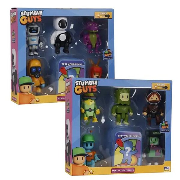 Stumble Guys Série 2 Pack com 6 Bonecos - Sortido