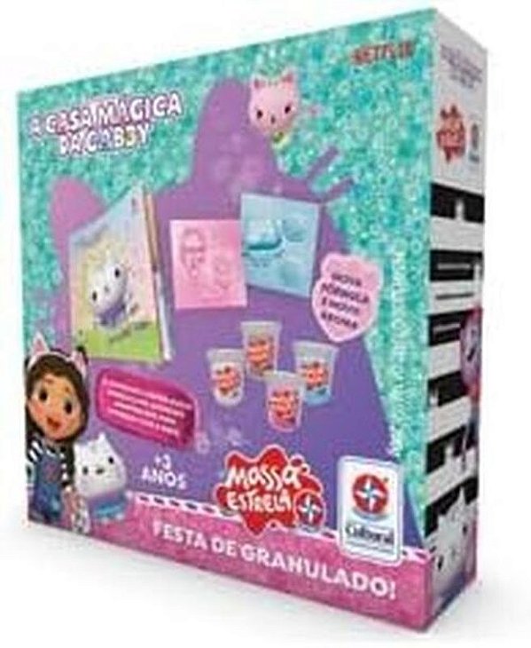 Livro A Casa Mágica da Gabby com Massa