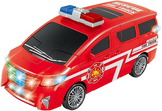 Carrinho de Bombeiro Transformável