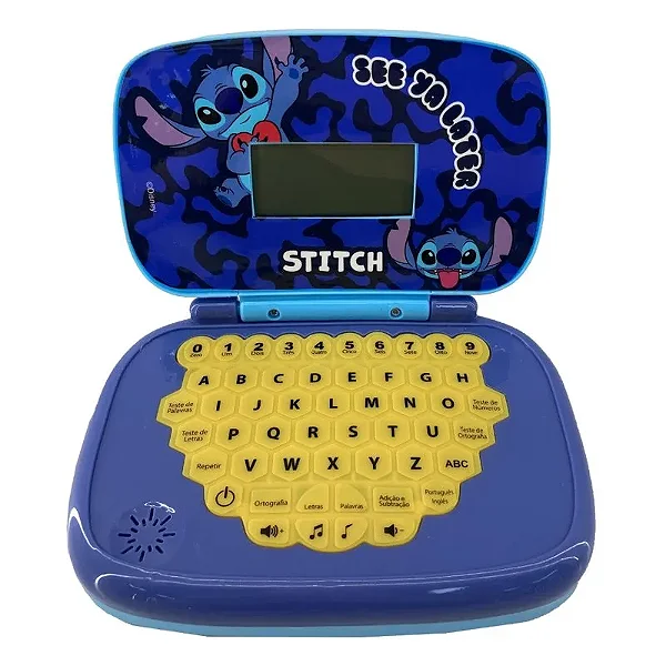 Laptop Infantil Stitch com Tela Incorporada