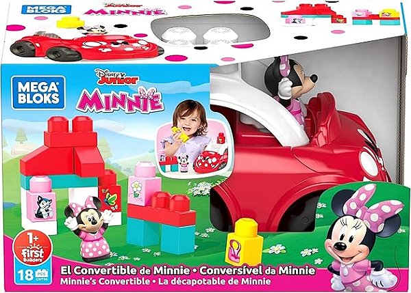 Disney Mega Bloks Jogo De Construção Conversível Da Minnie