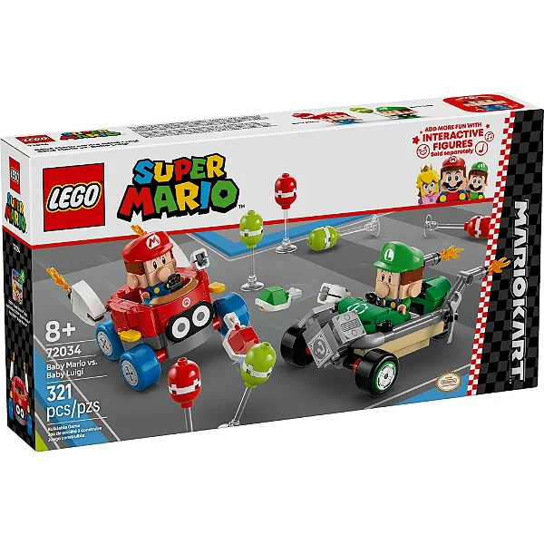 LEGO Super Mario Mario Kart™ – Mario Bebê contra Luigi Bebê 72034
