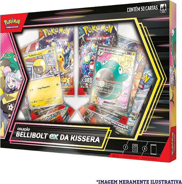 Box Pokémon Coleção Bellibolt ex da Kissera