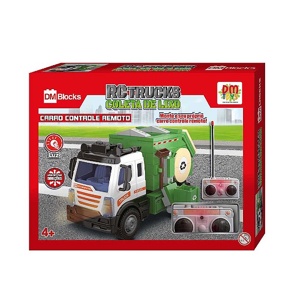 DM Blocks Serie Rc Trucks Coleta de Lixo