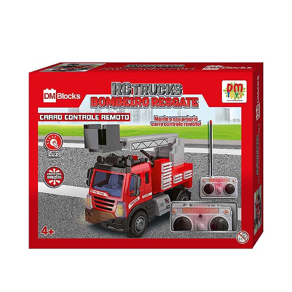 DM Blocks Serie Rc Trucks Bombeiro Resgate