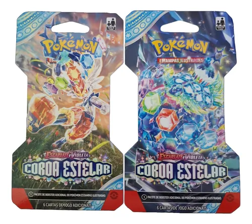Carta Pokémon Blister Unitário Coroa Estelar