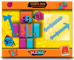 Boneco 15cm Mana Gamer com 3 Acessórios