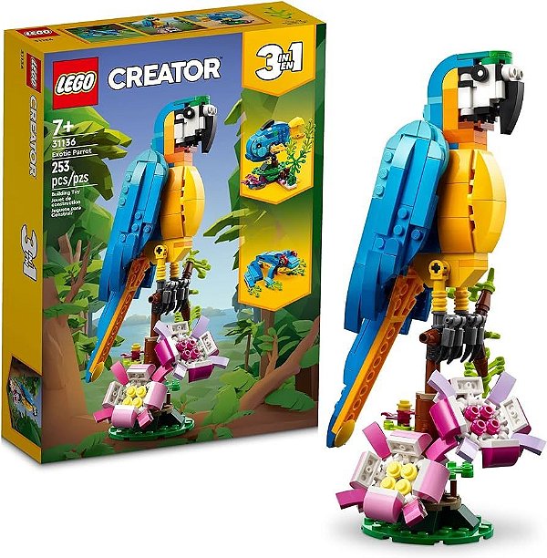 LEGO Creator 31136 Papagaio Exótico