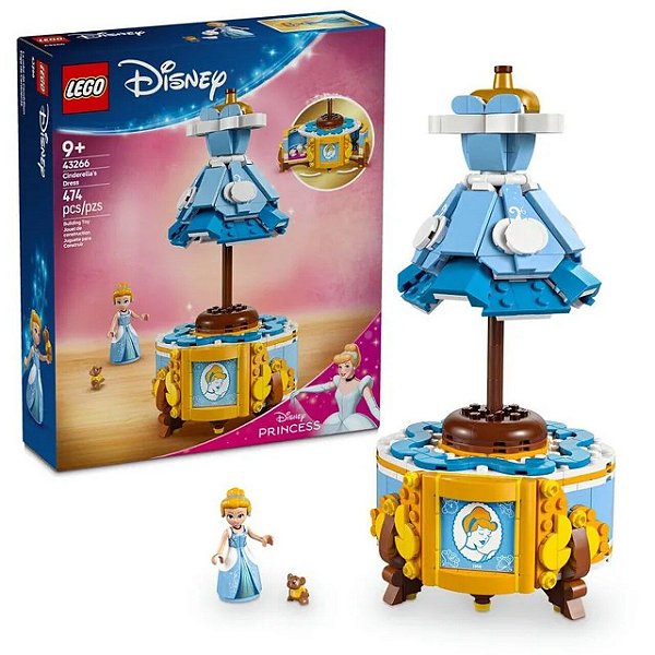 LEGO Disney 43266 Vestido da Cinderela