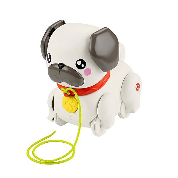 Fisher Price Filhote Pug Interativo Passeia Comigo
