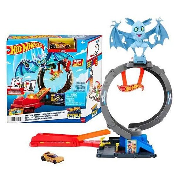 Hot Wheels City Pista Ataque do Morcego