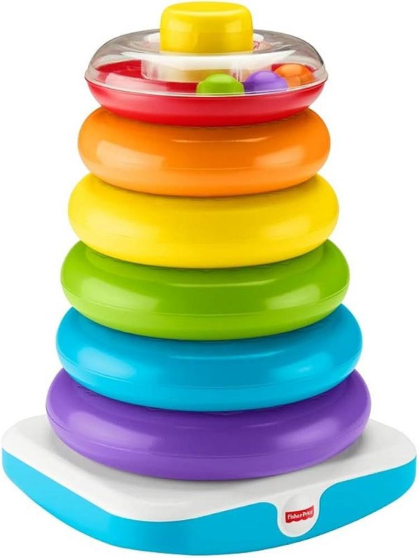 Fisher Price Pirâmide de Argolas Coloridas