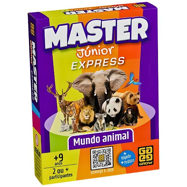 Jogo Master Junior Express Mundo Animal