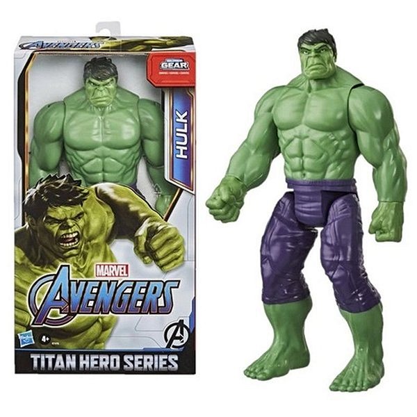 Boneco Hulk Marvel Avengers Titan Hero Deluxe Blast Gear