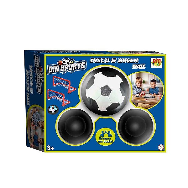 Jogo de Futebol Indoor com Disco e Hover Ball