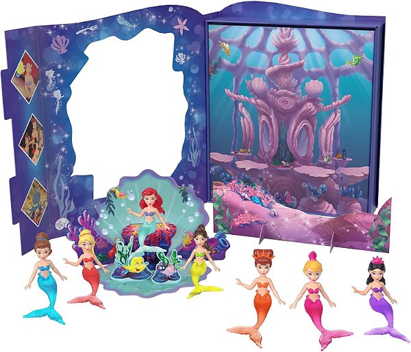 Conjunto de Bonecas Disney Ariel e Irmãs