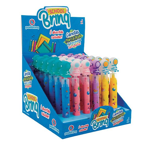 Caneta Marca Texto Astronauta Polibrinq SCB39