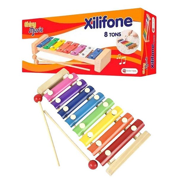 Xilofone Infantil Shiny Toys 8 Tons