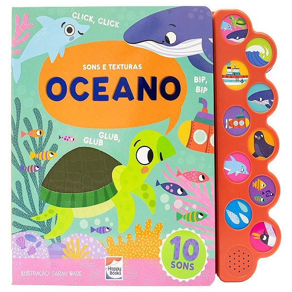 Livro Interativo Sons e Texturas Oceano