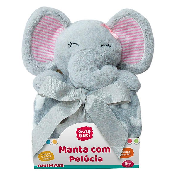 Manta Infantil Aconchegante com Pelúcia de Animais
